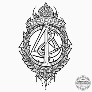 52. tattoo sketch: a raw, hand-poked style ru... - эскиз тату (№1751695757_0, 05.07.2025 06:09) — tattoo-photo.ru