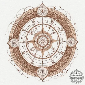 Tattoo design an abstract blend of colors and... - эскиз тату (№1751695845_0, 05.07.2025 06:10) — tattoo-photo.ru
