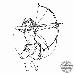 Tattoo sketch a sagittarius archer drawing a... - эскиз тату (№1751699896_0, 05.07.2025 07:18) — tattoo-photo.ru