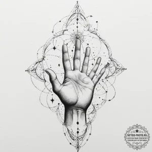 Tattoo sketch a human silhouette filled with... - эскиз тату (№1751705620_0, 05.07.2025 08:53) — tattoo-photo.ru