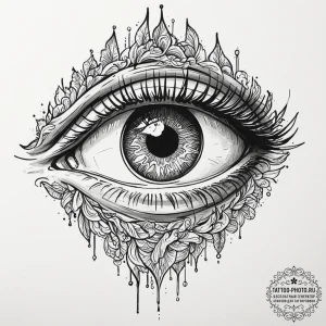Tattoo design a fine line drawing of a human... - эскиз тату (№1751707489_0, 05.07.2025 09:24) — tattoo-photo.ru