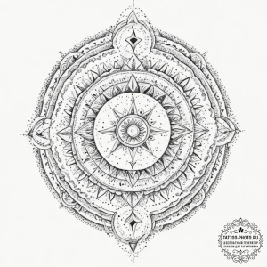 Tattoo sketch a zodiac glyph melting or disto... - эскиз тату (№1751708410_0, 05.07.2025 09:40) — tattoo-photo.ru