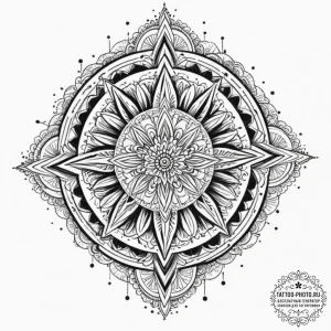 Tattoo design a chaotic explosion of black in... - эскиз тату (№1751710830_0, 05.07.2025 10:20) — tattoo-photo.ru