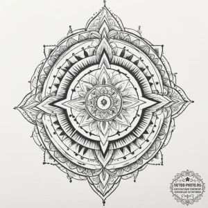 Tattoo design a sketch-style portrait of a pe... - эскиз тату (№1751711176_0, 05.07.2025 10:26) — tattoo-photo.ru
