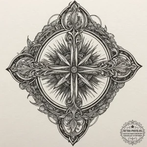 Tattoo sketch an abstract depiction of sheddi... - эскиз тату (№1751713053_0, 05.07.2025 10:57) — tattoo-photo.ru