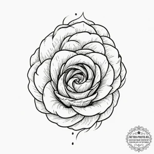 Tiny tattoo design, a tiny, swirling fingerpr... - эскиз тату (№1751733064_0, 05.07.2025 16:31) — tattoo-photo.ru