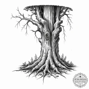Tattoo design for a leg wrap, an ancient, gna... - эскиз тату (№1751741659_0, 05.07.2025 18:54) — tattoo-photo.ru