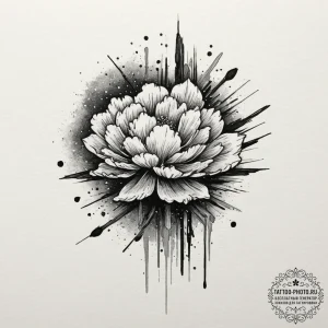 Tattoo design for shoulder, a soft, hazy clou... - эскиз тату (№1751742056_0, 05.07.2025 19:00) — tattoo-photo.ru