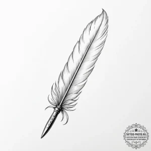 Tiny tattoo design, a knife, but its blade is... - эскиз тату (№1751742743_0, 05.07.2025 19:12) — tattoo-photo.ru