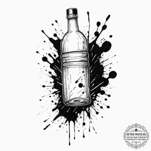 Tattoo design for shoulder, a chaotic splatte... - эскиз тату (№1751743428_0, 05.07.2025 19:23) — tattoo-photo.ru