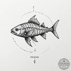 Tiny tattoo design, a tiny, elegant skeleton... - эскиз тату (№1751743860_0, 05.07.2025 19:31) — tattoo-photo.ru