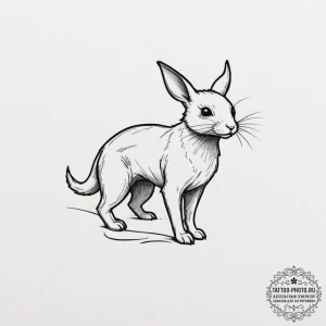 Tiny tattoo design, a single, glowing neon li... - эскиз тату (№1751746010_0, 05.07.2025 20:06) — tattoo-photo.ru