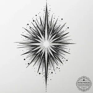 Tattoo design for shoulder, a chaotic explosi... - эскиз тату (№1751748192_0, 05.07.2025 20:43) — tattoo-photo.ru