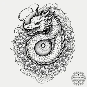 Tattoo design for shoulder, a cute but slight... - эскиз тату (№1751749038_0, 05.07.2025 20:57) — tattoo-photo.ru