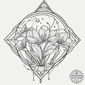 Tattoo design for an arm, a carnivorous plant... - эскиз тату (№1751751668_0, 05.07.2025 21:41) — tattoo-photo.ru
