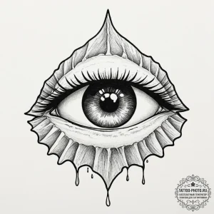 Tiny tattoo design, a single, realistic human... - эскиз тату (№1751754798_0, 05.07.2025 22:33) — tattoo-photo.ru