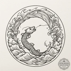 Tiny tattoo design, a tiny, empty circle, rep... - эскиз тату (№1751755635_0, 05.07.2025 22:47) — tattoo-photo.ru
