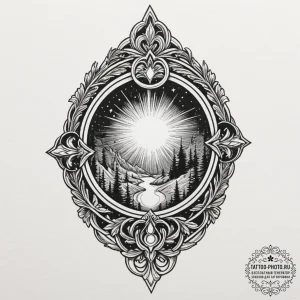 Tiny tattoo design, a tiny, detailed keyhole,... - эскиз тату (№1751758265_0, 05.07.2025 23:31) — tattoo-photo.ru