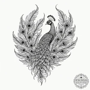 Tattoo design for shoulder, a beautiful patte... - эскиз тату (№1751760718_0, 06.07.2025 00:11) — tattoo-photo.ru