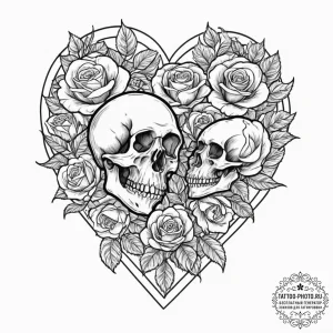 Tattoo design for shoulder, a classic "mom" t... - эскиз тату (№1751763498_0, 06.07.2025 00:58) — tattoo-photo.ru