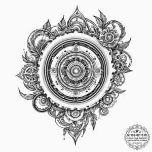Tattoo design for shoulder, a complex interlo... - эскиз тату (№1751765108_0, 06.07.2025 01:25) — tattoo-photo.ru