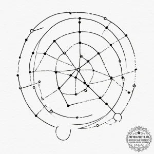 Tiny tattoo design, a constellation of a favo... - эскиз тату (№1751767043_0, 06.07.2025 01:57) — tattoo-photo.ru