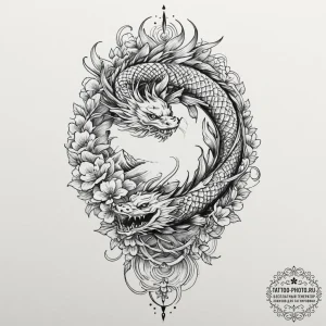 Tattoo design for a shin, a zipper, slightly... - эскиз тату (№1751772402_0, 06.07.2025 03:26) — tattoo-photo.ru