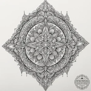 Tiny tattoo design, a small scribble, like a... - эскиз тату (№1751775374_0, 06.07.2025 04:16) — tattoo-photo.ru