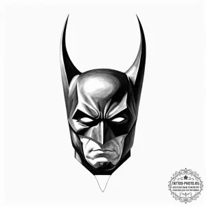 Tiny tattoo design, the silhouette of batman'... - эскиз тату (№1751779625_0, 06.07.2025 05:27) — tattoo-photo.ru