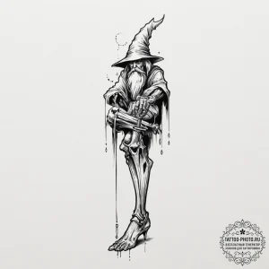 Tattoo design for a leg, the shin bone is sho... - эскиз тату (№1751785862_0, 06.07.2025 07:11) — tattoo-photo.ru