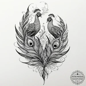 Tattoo design for shoulder, a beautiful patte... - эскиз тату (№1751786818_0, 06.07.2025 07:26) — tattoo-photo.ru
