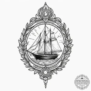 Tattoo design a birthstone incorporated into... - эскиз тату (№1751793697_0, 06.07.2025 09:21) — tattoo-photo.ru