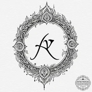 The great rune from elden ring, tattoo drawin... - эскиз тату (№1751794458_0, 06.07.2025 09:34) — tattoo-photo.ru