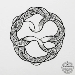 A celtic triskelion (is there, but can be mad... - эскиз тату (№1751795216_0, 06.07.2025 09:46) — tattoo-photo.ru