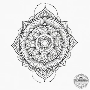 Epaulet, tattoo line art, on a clean white pa... - эскиз тату (№1751797753_0, 06.07.2025 10:29) — tattoo-photo.ru