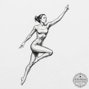A sketch of trinity in her iconic latex suit,... - эскиз тату (№1751801337_0, 06.07.2025 11:28) — tattoo-photo.ru