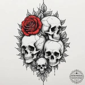 A watercolor sketch of the bloody snow from f... - эскиз тату (№1751809849_0, 06.07.2025 13:50) — tattoo-photo.ru