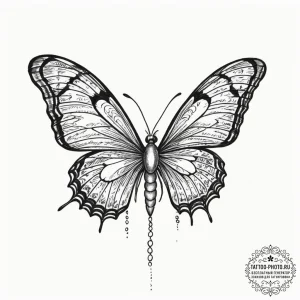 Tattoo design a caterpillar transforming into... - эскиз тату (№1751820661_0, 06.07.2025 16:51) — tattoo-photo.ru