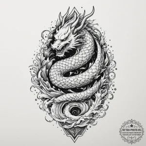 A nichirin sword from demon slayer, concept a... - эскиз тату (№1751827790_0, 06.07.2025 18:49) — tattoo-photo.ru