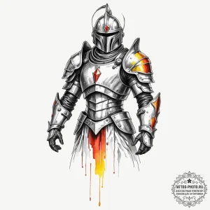Tattoo sketch an abstract "armor" made of lig... - эскиз тату (№1751827874_0, 06.07.2025 18:51) — tattoo-photo.ru