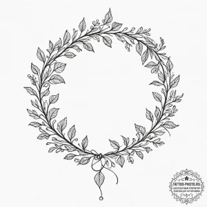 Tattoo sketch a delicate vine wrapping around... - эскиз тату (№1751830657_0, 06.07.2025 19:37) — tattoo-photo.ru