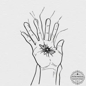Tattoo design a person's hand opening to rele... - эскиз тату (№1751835039_0, 06.07.2025 20:50) — tattoo-photo.ru