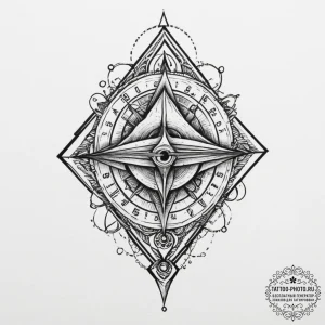 Tattoo design an abstract circuit board formi... - эскиз тату (№1751839598_0, 06.07.2025 22:06) — tattoo-photo.ru