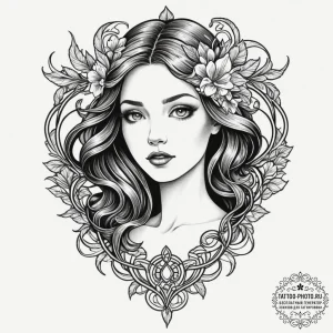 Tattoo design a single, unwavering light in a... - эскиз тату (№1751841575_0, 06.07.2025 22:39) — tattoo-photo.ru