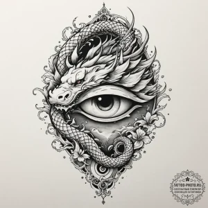 A dotwork tattoo design of the voight-kampff... - эскиз тату (№1751841828_0, 06.07.2025 22:43) — tattoo-photo.ru