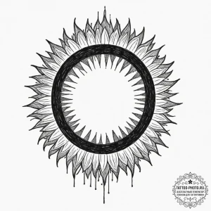 Tattoo sketch a minimalist representation of... - эскиз тату (№1751842585_0, 06.07.2025 22:56) — tattoo-photo.ru