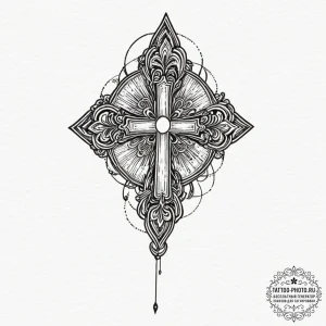 Tattoo design a delicate key or keyhole., tat... - эскиз тату (№1751845981_0, 06.07.2025 23:53) — tattoo-photo.ru