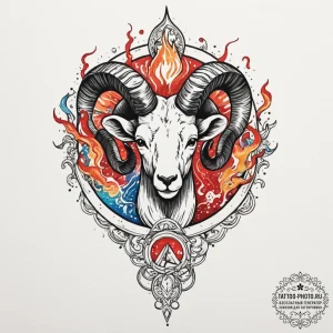 Tattoo design an abstract representation of t... - эскиз тату (№1751849956_0, 07.07.2025 00:59) — tattoo-photo.ru