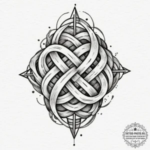 Tattoo design an abstract interpretation of "... - эскиз тату (№1751853064_0, 07.07.2025 01:51) — tattoo-photo.ru