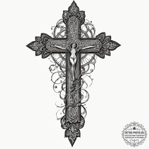 Slavic tattoo sketch prompts, concept art for... - эскиз тату (№1751854923_0, 07.07.2025 02:22) — tattoo-photo.ru